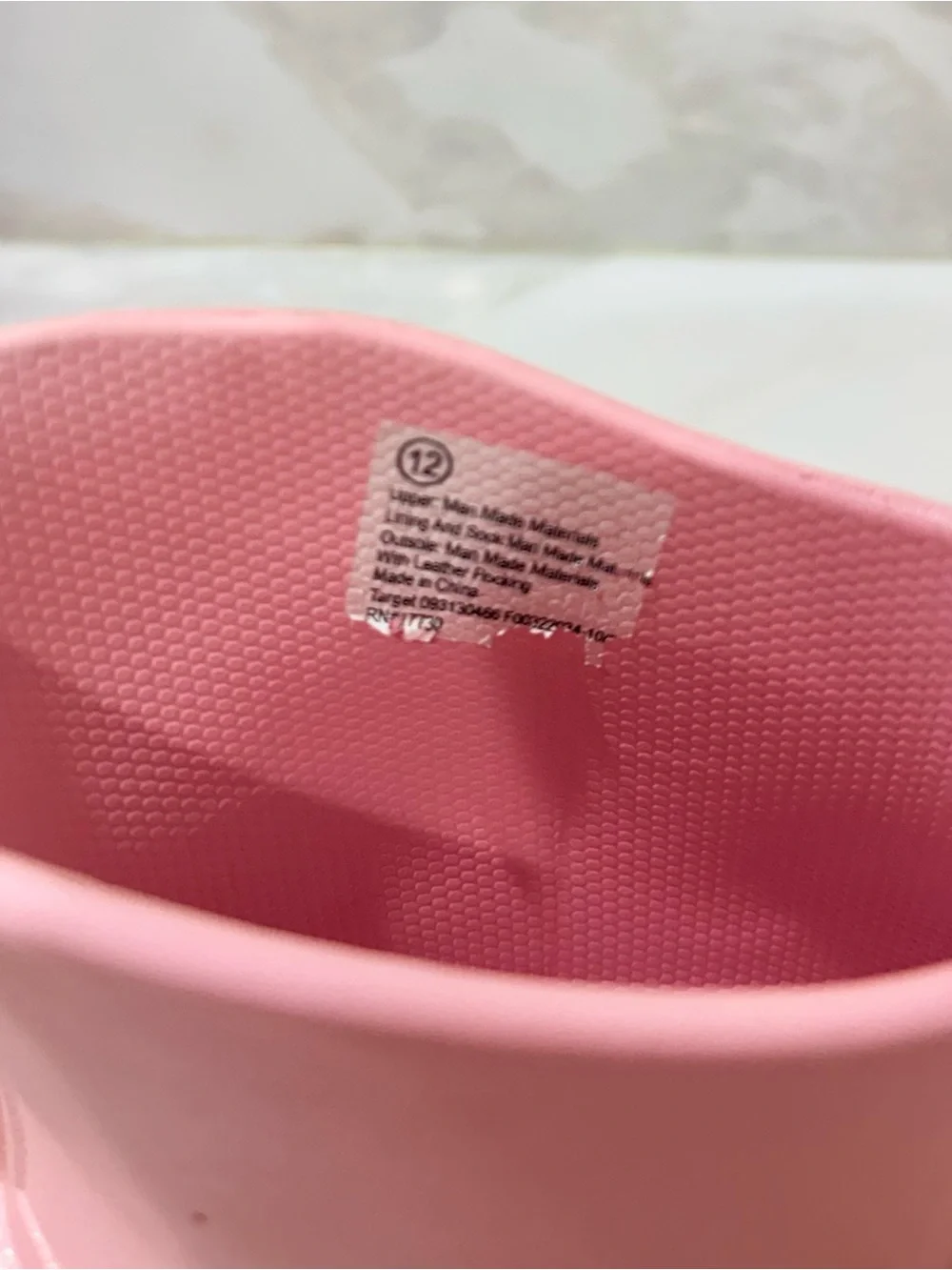 Kids Pink Rain Boots - Lightweight Waterproof Slip-On